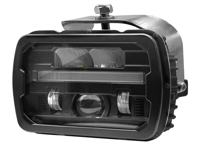 Proiettore a LED lente riscaldata e freccia sequenziale compatibile con CASE IH FIAT New Holland - Ama
