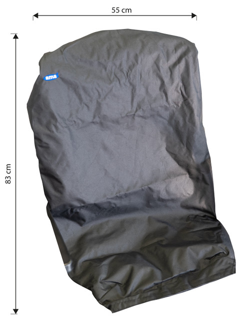 Coprisedile 55x83 nero - Ama