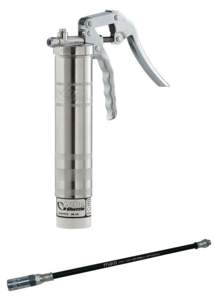Ingrassatore manuale lube shuttle® con contenitore in acciaio zincato - Mato
