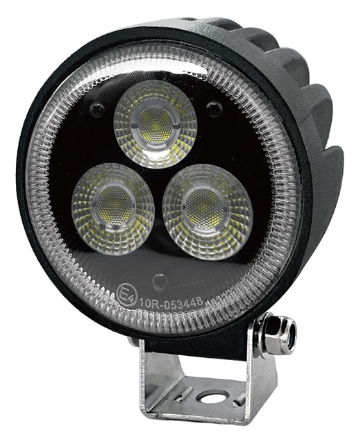 Faro lavoro a LED rotondo 10-30V 28W 4500 LM, ampio raggio (90°) - Ama