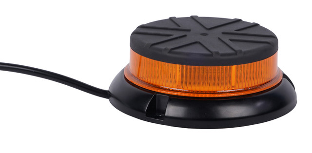 Lampeggiante a LED base piana 10-110V, IP65, 8 LED, 10-13W - Ama