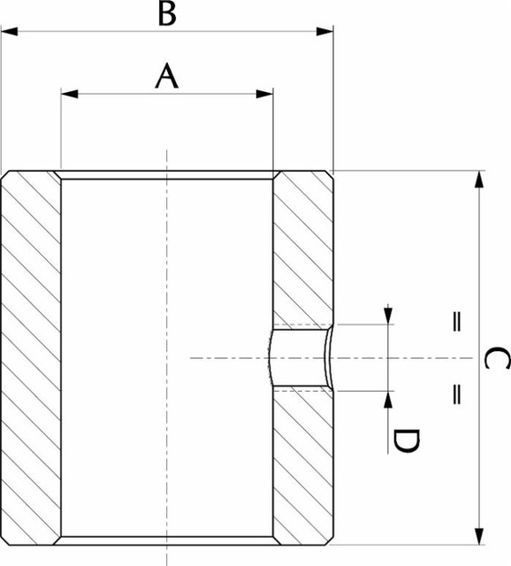 Boccola a saldare Ø 25 mm - Ama