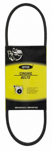 Cinghia trapezoidale in gomma telata tipo Z28mm 710 - Ama