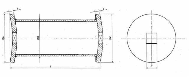 Distanziale 5C4012 foro quadro 33mm per frangizzolle - Ama