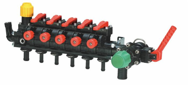 Gruppo comando diserbo manuale 5 vie - Arag