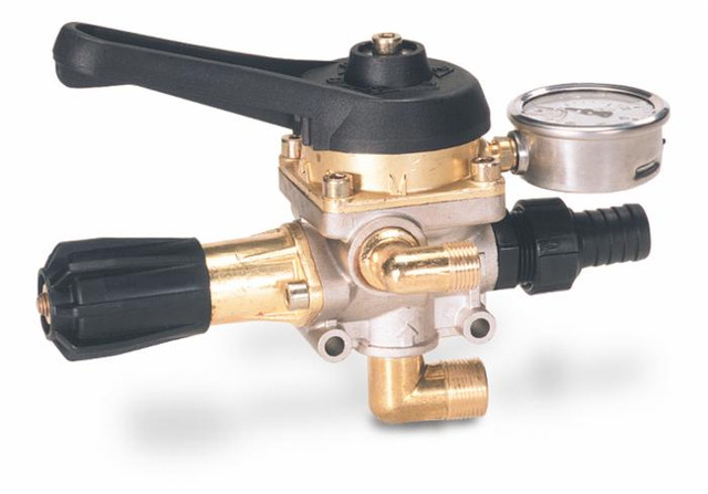 Comando con regolatore in alluminio M170 - portata 150 l/min - Braglia
