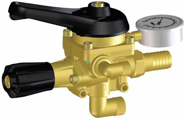 Comando con regolatore in ottone M170 OT- portata 150 l/min - Braglia