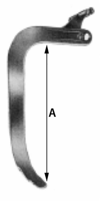 Ancora tiller per telaietto corto - Ama
