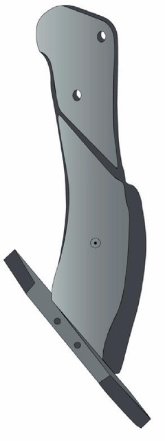 Ancora ripuntatore curva completa modello grande sinistro - Ama