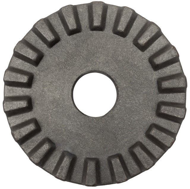 Piastra dentata per ruspa livellatrice Ø 250mm con foro centrale Ø 60mm - Ama