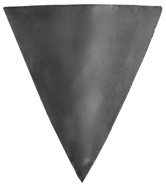 Vomerina a saldare in acciaio stampato larghezza 200mm e lato obliquo 230mm - Ama