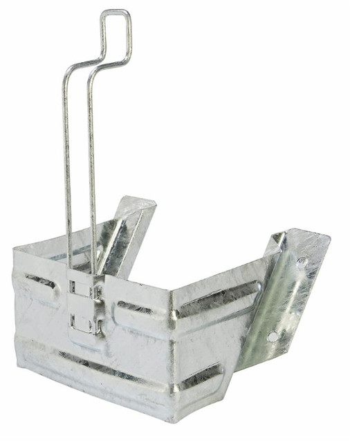 Supporto zincato per cuneo fermaruota raggio 530mm - Ama