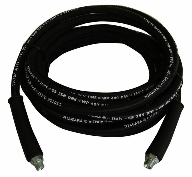 Tubo raccordato idropulitrice 8 mt completo di manicotti - Ama