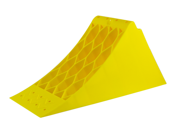 Cuneo ferma ruota piccolo Ø 360mm carico statico asse 3.200kg - Seat Plastic