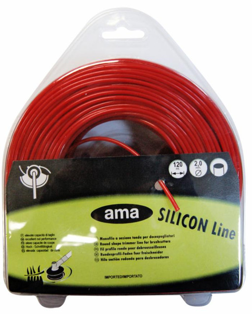 Filo per decespugliatore Silicon Line da 45m sezione tonda Ø 3,3mm - Ama