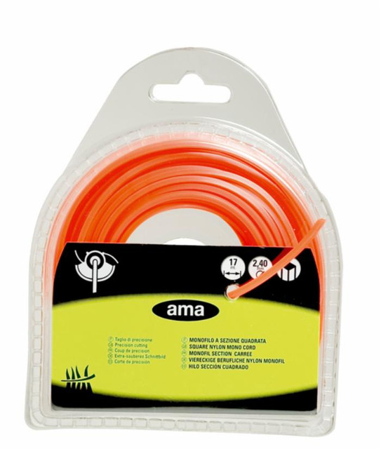 Monofilo “Handi pack” di colore arancione in blister da 37m e diametro 1,65mm - Ama
