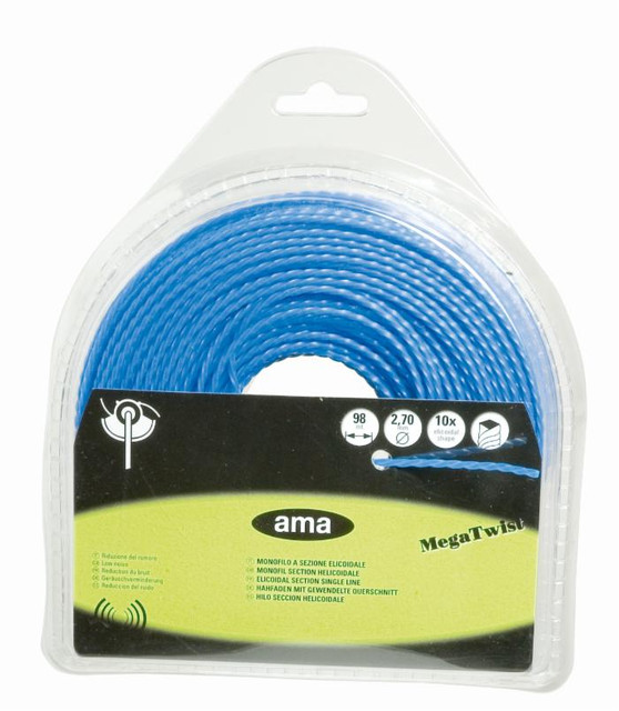 Filo decespugliatore Megatwist Ø 4mm da 41m - Ama