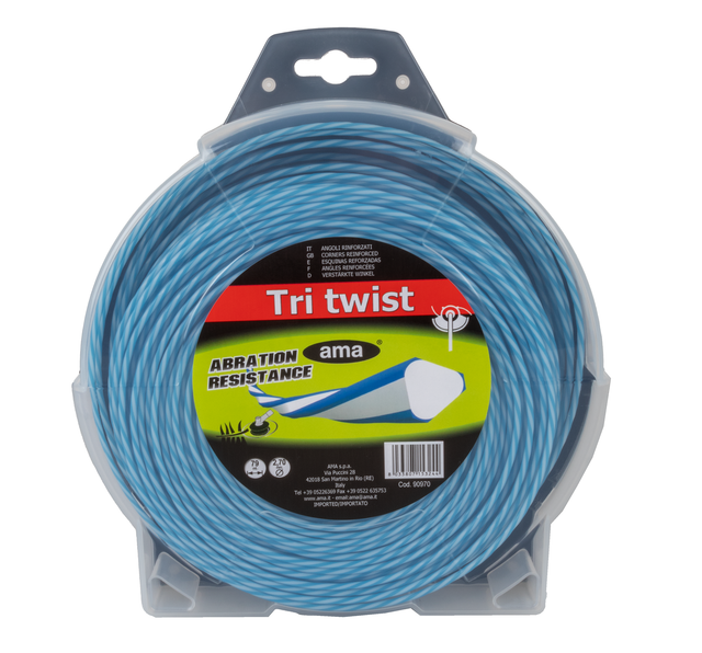 Filo decespugliatore Tri Twist Ø 2,7mm 79m - Ama
