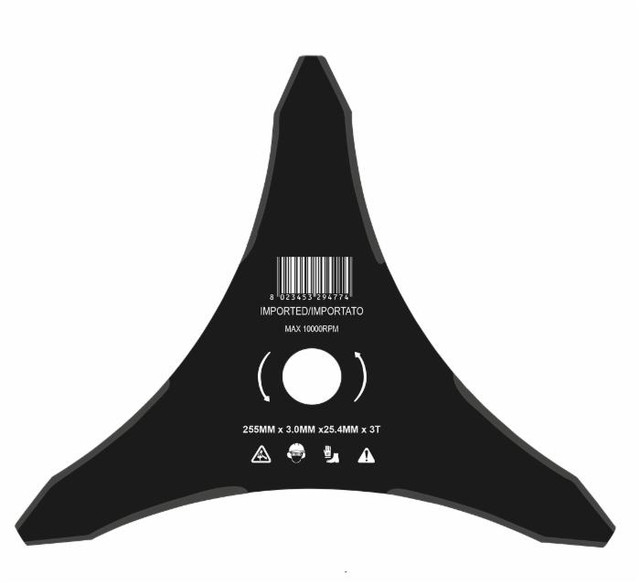 Disco di ricambio Ama per decespugliatore a 3 denti con Ø esterno di 255mm - Ama