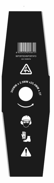 Disco di ricambio per decespugliatore Ama a 2 denti con Ø esterno 300mm - Ama