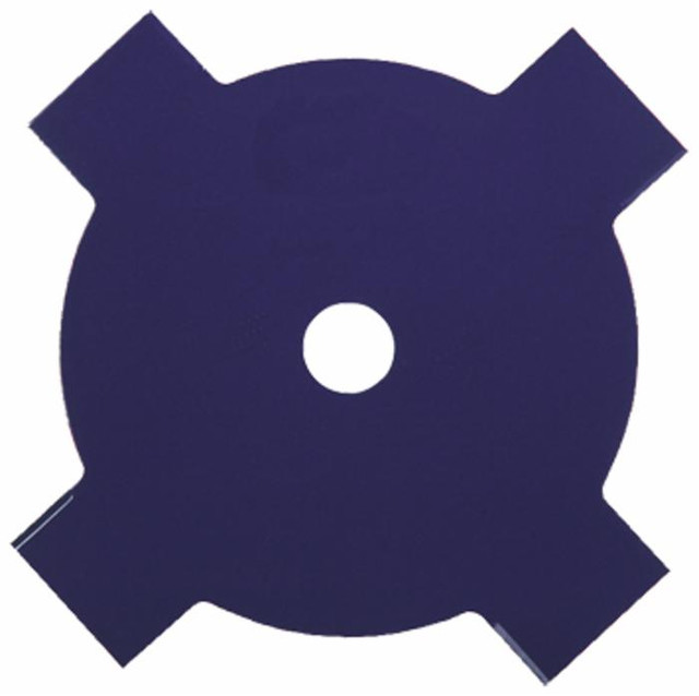 Disco di ricambio per decespugliatore con 4 denti in acciaio Ø esterno 255mm Ø foro 25,4mm - Ama