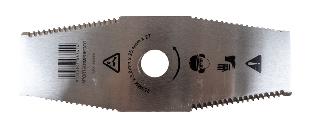Disco decespugliatore a 2 denti seghettati 255mm - Ama