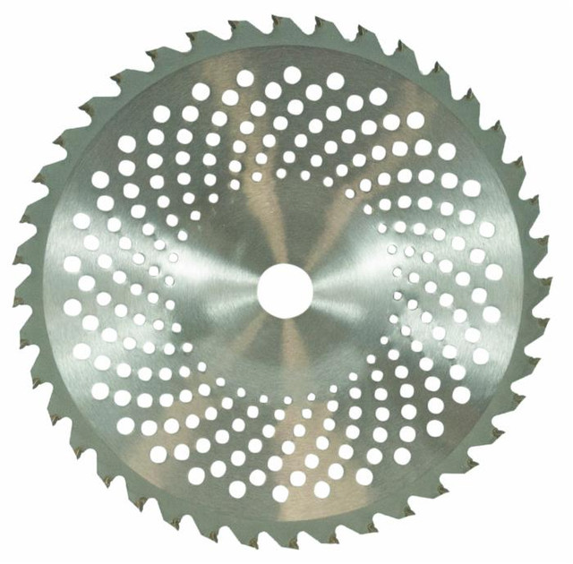 Disco di ricambio per decespugliatore con 40 denti e placchette in tungsteno con profilo bombato ampiezza taglio 255mm - Ama