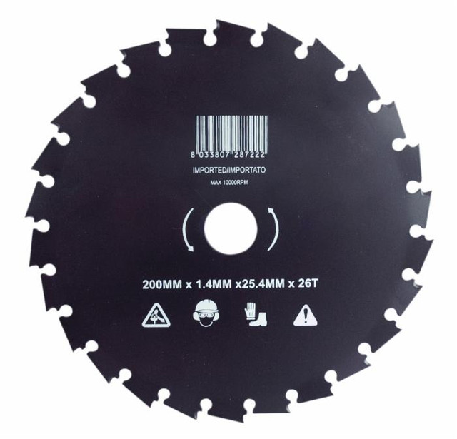Disco per decespugliatore 26 denti larghezza 200mm - Ama