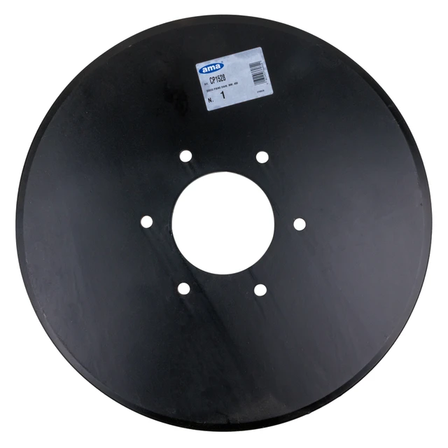 Disco piano liscio Ø 450mm sp.6mm con fori cilindrici - Ama