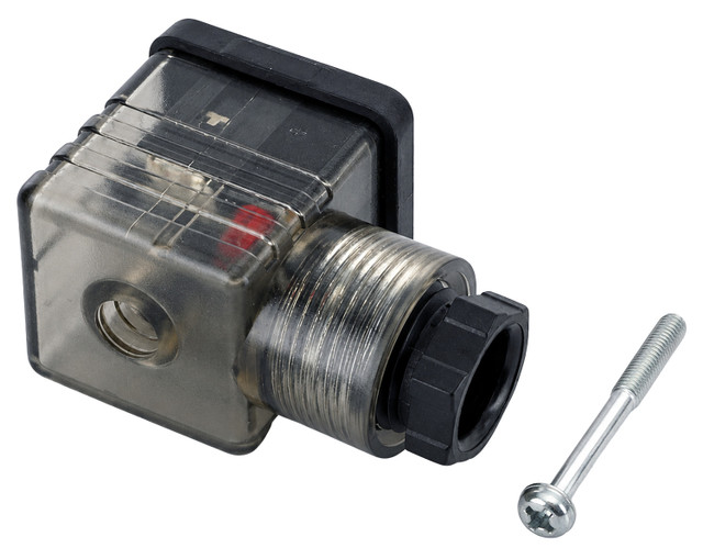 Connettore per elettrovalvole con led - Ama Refluid