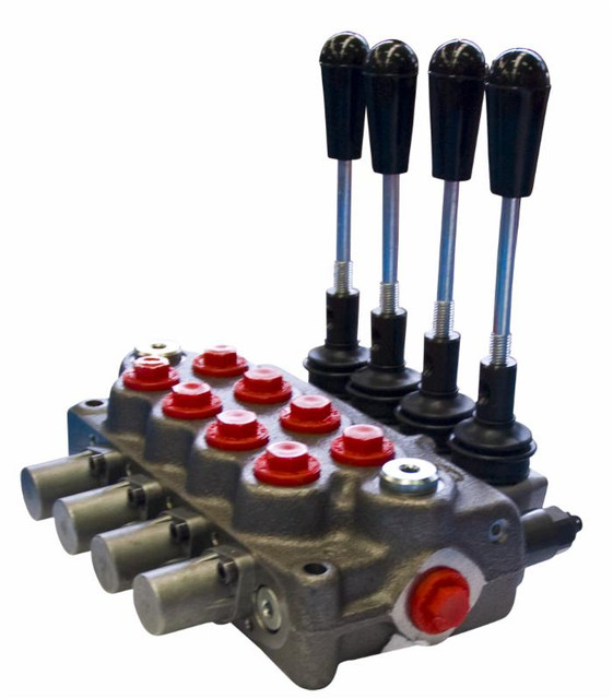 Distributore Walvoil SD5 a 4 leve doppio effetto e doppio effetto flottante - 40L - Ama Refluid