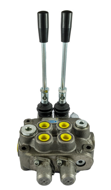 Distributore oleodinamico Ama a 2 leve doppio effetto - 40L - Ama