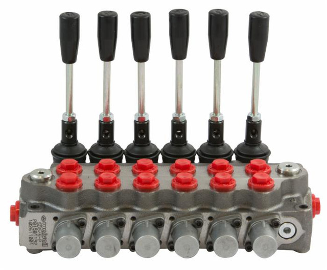 Distributore Walvoil SD5 a 6 leve doppio effetto - 40L - Walvoil