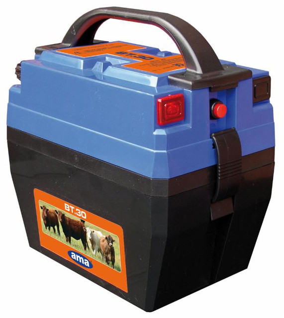 Elettrificatore per recinti elettrici Ama Ranch BT30 da 9V - Ama