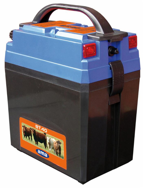 Elettrificatore per recinti Ama BT40 a batteria da 9/12 V - Ama