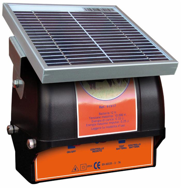 Elettrificatore Ranch Ama S250 a pannello solare - Ama