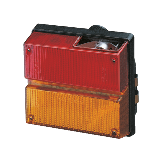 Fanale posteriore alogeno destro 188x140mm 3 funzioni luminose - Cobo