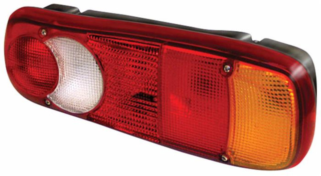 Fanale posteriore alogeno dx-sx 350x85mm 7 funzioni luminose - Ama