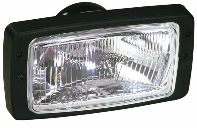 Proiettore anteriore 184x102mm con cornice e 3 funzioni luce - Ama