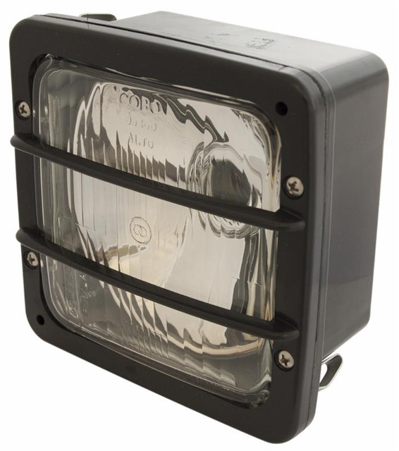 Proiettore simmetrico 140x140mm con cornice nera - Cobo