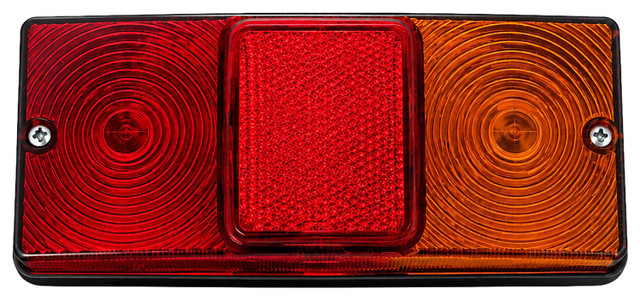 Fanale posteriore alogeno Ama per mezzi agricoli e veicoli di trasporto 160x59,5x68 mm - Ama