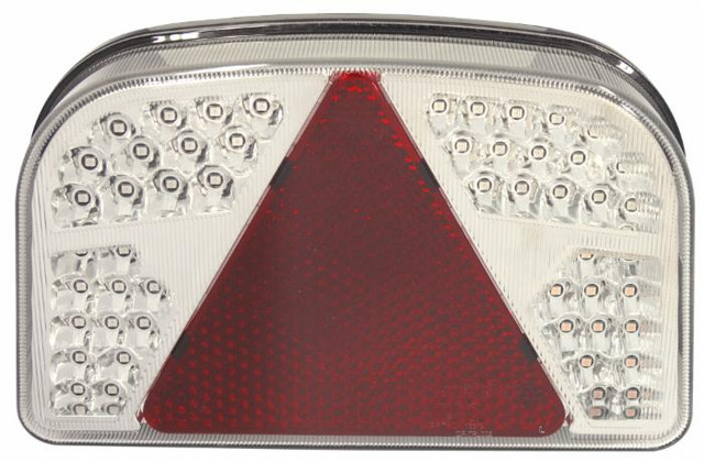 Fanale posteriore sx a 56 LED 12V 243,6x148,5mm - Ama