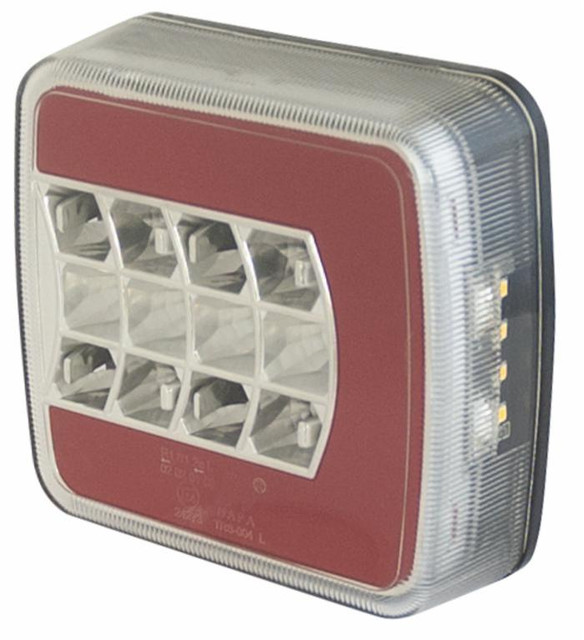 Fanale posteriore sx 25 LED 12-24V 106,5x98,8x35mm - Ama