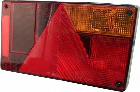 Fanale posteriore alogeno sinistro Ama 5 funzioni 237x138mm - Ajba