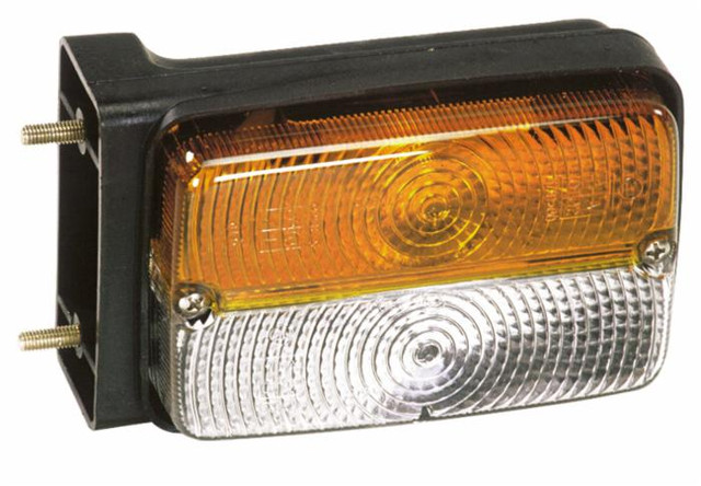 Fanale anteriore sx per trattore dimensioni 120x80mm 12V compatibile CNH e New Holland - Ama