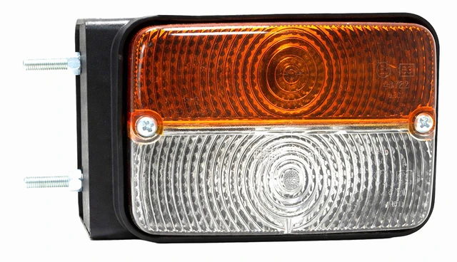 Fanale anteriore sx per trattore dimensioni 120x80mm 12V compatibile CNH e New Holland - Ama