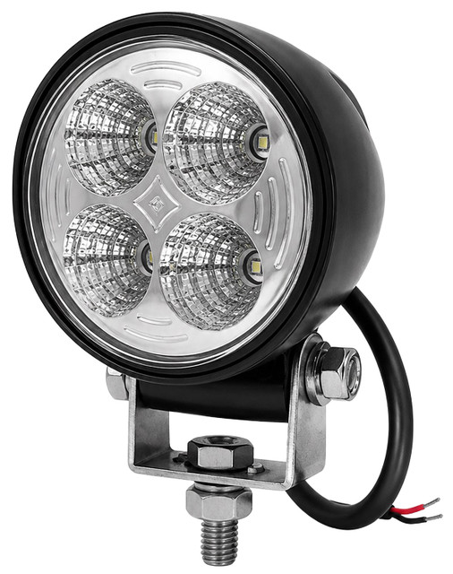 Faro da lavoro 4 LED rotondo ad ampio raggio 12W IP67 - Ama