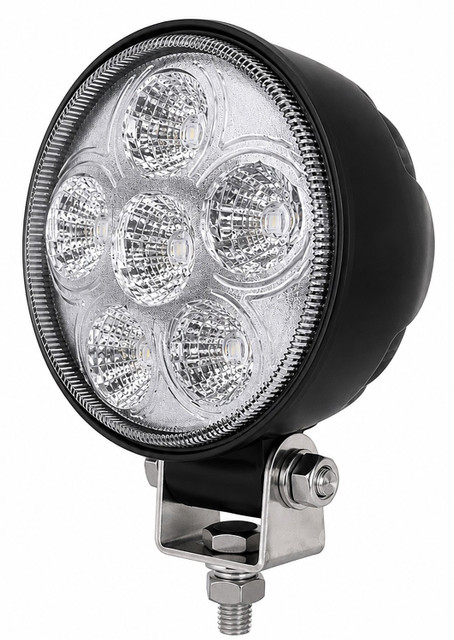 Faro da lavoro 6 LED rotondo ad ampio raggio 18W IP67 - Ama