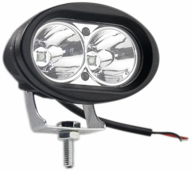 Faro da lavoro a 2 LED a lungo e ampio raggio Spot freddo 10W IP67 - Ama