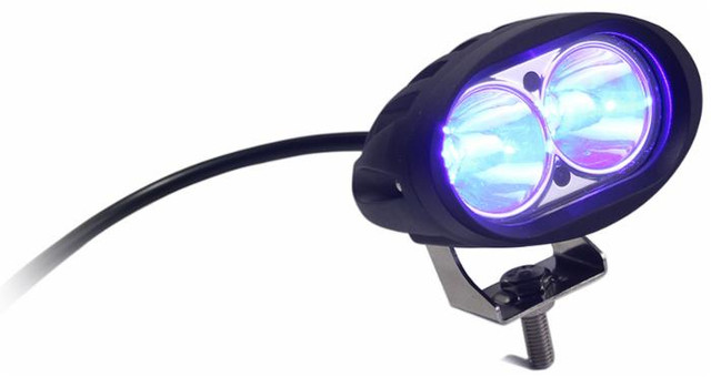 Faro da lavoro a 2 LED a lungo raggio Spot blu 10W IP67 - Ama